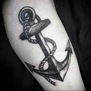 фото тату якорь от 02.10.2017 №070 - tattoo anchori - tattoo-photo.ru