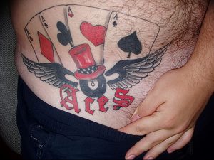 фото тату 4 туза от 30.09.2017 №020 - tattoo 4 aces - tattoo-photo.ru