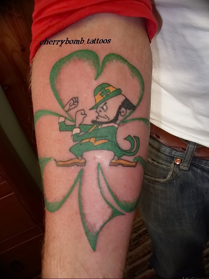 фото тату лепрекон от 04.10.2017 №069 tattoo leprechaun tattoo