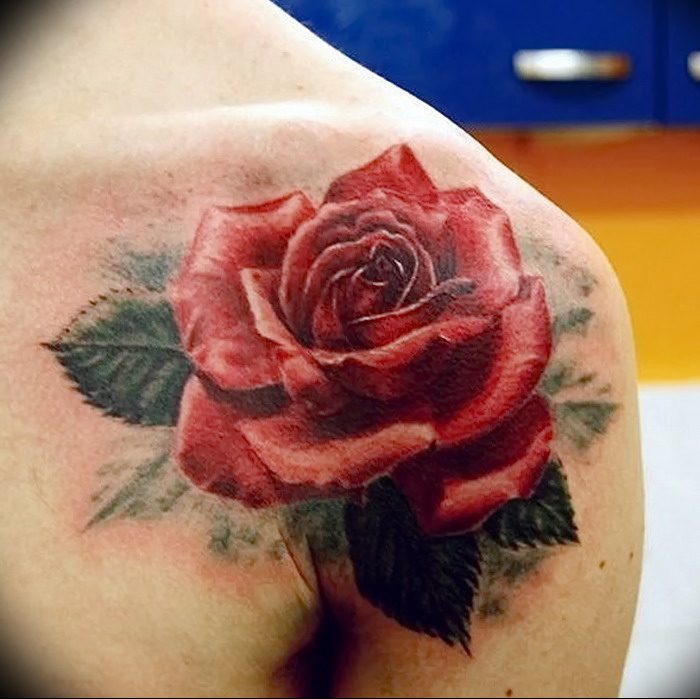 фото тату роза от 30.09.2017 №069 rose tattoo tattoophoto.ru
