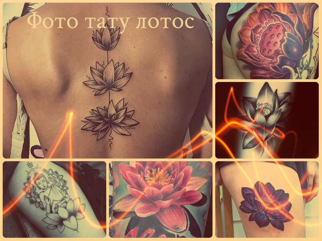 Фото тату лотос - примеры интересных готовых татуировок на фото