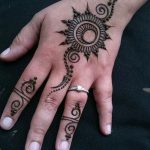фото Рисунки мехенди на руке от 02.10.2017 №058 - mehendi on hand - tattoo-photo.ru