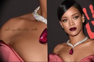 фото Тату Рианны от 30.09.2017 №036 - Rihanna Tattoo - tattoo-photo.ru