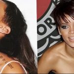 фото Тату Рианны от 30.09.2017 №037 - Rihanna Tattoo - tattoo-photo.ru