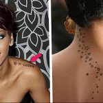 фото Тату Рианны от 30.09.2017 №045 - Rihanna Tattoo - tattoo-photo.ru