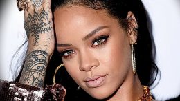фото Тату Рианны от 30.09.2017 №047 - Rihanna Tattoo - tattoo-photo.ru