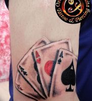 фото тату 4 туза от 30.09.2017 №009 — tattoo 4 aces — tattoo-photo.ru
