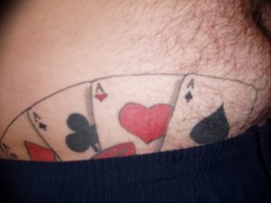 фото тату 4 туза от 30.09.2017 №021 - tattoo 4 aces - tattoo-photo.ru