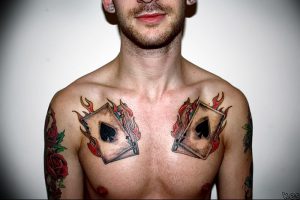 фото тату 4 туза от 30.09.2017 №026 - tattoo 4 aces - tattoo-photo.ru
