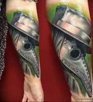 фото тату Чумной Доктор от 04.10.2017 №011 — tattoo Plague Doctor — tattoo-photo.ru