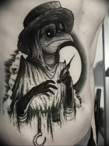фото тату Чумной Доктор от 04.10.2017 №023 - tattoo Plague Doctor - tattoo-photo.ru
