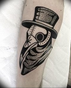фото тату Чумной Доктор от 04.10.2017 №027 - tattoo Plague Doctor - tattoo-photo.ru