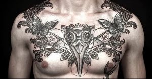 фото тату Чумной Доктор от 04.10.2017 №033 - tattoo Plague Doctor - tattoo-photo.ru