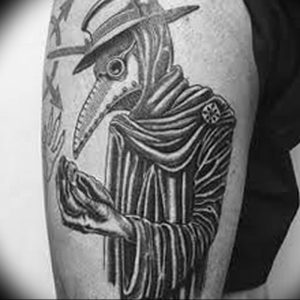 фото тату Чумной Доктор от 04.10.2017 №052 - tattoo Plague Doctor - tattoo-photo.ru