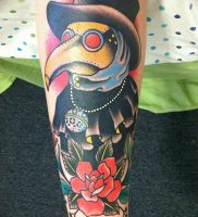фото тату Чумной Доктор от 04.10.2017 №087 — tattoo Plague Doctor — tattoo-photo.ru