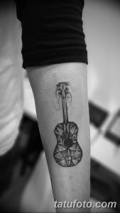 фото тату гитара от 03.09.2017 №003 - tattoo guitar - tatufoto.com