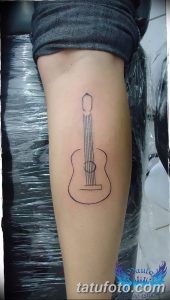 фото тату гитара от 03.09.2017 №004 - tattoo guitar - tatufoto.com