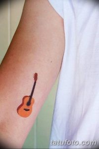 фото тату гитара от 03.09.2017 №009 - tattoo guitar - tatufoto.com