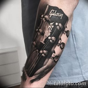 фото тату гитара от 03.09.2017 №014 - tattoo guitar - tatufoto.com