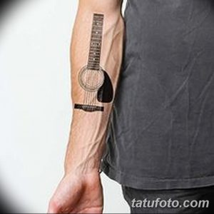 фото тату гитара от 03.09.2017 №017 - tattoo guitar - tatufoto.com