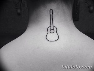 фото тату гитара от 03.09.2017 №021 - tattoo guitar - tatufoto.com