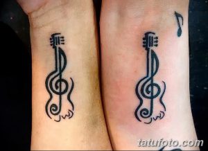 фото тату гитара от 03.09.2017 №030 - tattoo guitar - tatufoto.com