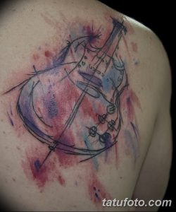 фото тату гитара от 03.09.2017 №031 - tattoo guitar - tatufoto.com