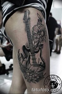 фото тату гитара от 03.09.2017 №035 - tattoo guitar - tatufoto.com