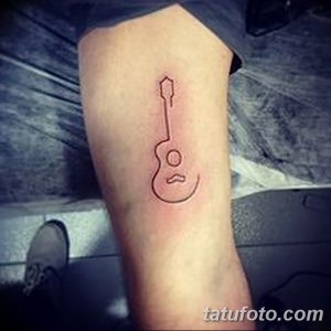 фото тату гитара от 03.09.2017 №036 - tattoo guitar - tatufoto.com