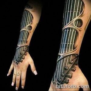 фото тату гитара от 03.09.2017 №038 - tattoo guitar - tatufoto.com