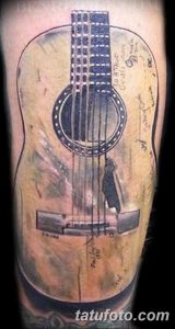 фото тату гитара от 03.09.2017 №042 - tattoo guitar - tatufoto.com