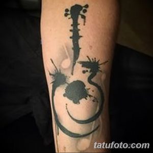 фото тату гитара от 03.09.2017 №049 - tattoo guitar - tatufoto.com