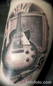 фото тату гитара от 03.09.2017 №052 - tattoo guitar - tatufoto.com