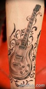 фото тату гитара от 03.09.2017 №059 - tattoo guitar - tatufoto.com