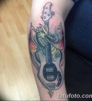 фото тату гитара от 03.09.2017 №090 — tattoo guitar — tatufoto.com