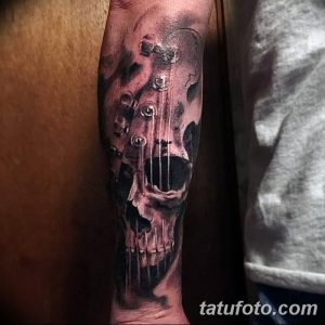 фото тату гитара от 03.09.2017 №094 - tattoo guitar - tatufoto.com