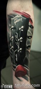 фото тату гитара от 03.09.2017 №100 - tattoo guitar - tatufoto.com
