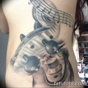 фото тату гитара от 03.09.2017 №107 - tattoo guitar - tatufoto.com