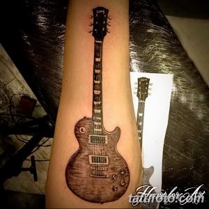 фото тату гитара от 03.09.2017 №108 - tattoo guitar - tatufoto.com