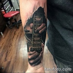 фото тату гитара от 03.09.2017 №116 - tattoo guitar - tatufoto.com