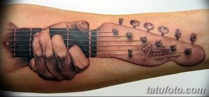 фото тату гитара от 03.09.2017 №120 - tattoo guitar - tatufoto.com