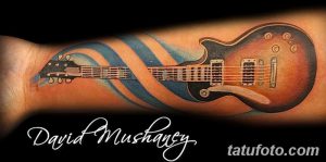 фото тату гитара от 03.09.2017 №128 - tattoo guitar - tatufoto.com