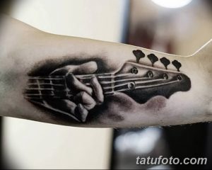 фото тату гитара от 03.09.2017 №135 - tattoo guitar - tatufoto.com