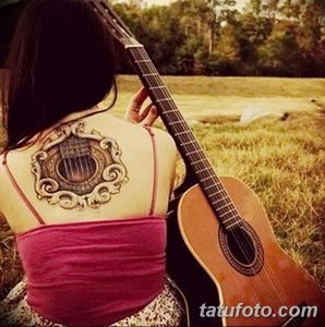 фото тату гитара от 03.09.2017 №138 - tattoo guitar - tatufoto.com