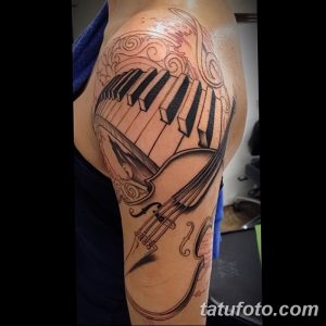 фото тату гитара от 03.09.2017 №145 - tattoo guitar - tatufoto.com