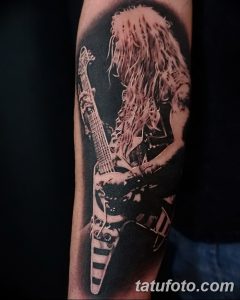 фото тату гитара от 03.09.2017 №150 - tattoo guitar - tatufoto.com