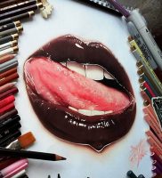 фото тату губы рисунок от 30.09.2017 №004 — tattoo lips drawing — tattoo-photo.ru