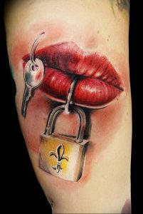 фото тату губы рисунок от 30.09.2017 №006 - tattoo lips drawing - tattoo-photo.ru