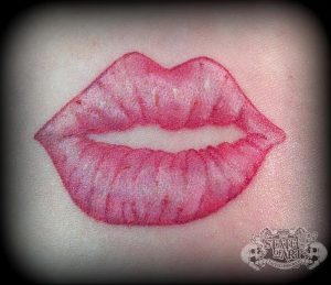 фото тату губы рисунок от 30.09.2017 №033 - tattoo lips drawing - tattoo-photo.ru