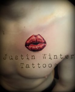 фото тату губы рисунок от 30.09.2017 №034 - tattoo lips drawing - tattoo-photo.ru